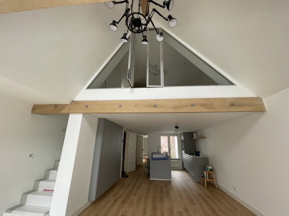 1st floor kitchen and living room